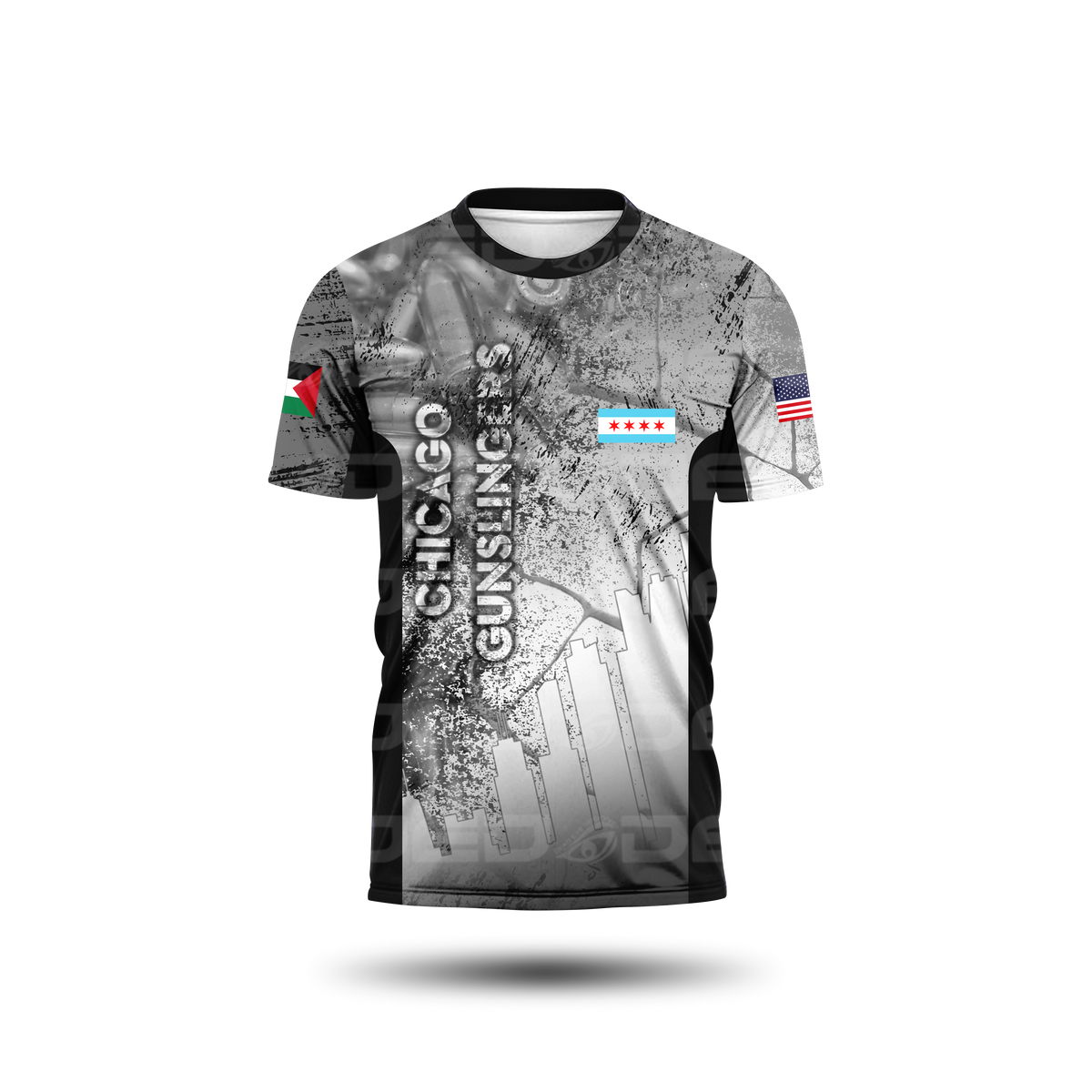 Chicago Gunslinger Grey Open Jersey