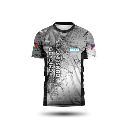 Chicago Gunslinger Grey Open Jersey