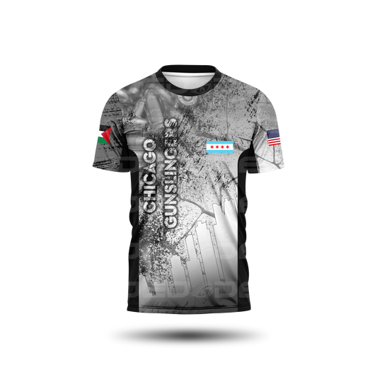 Chicago Gunslinger Grey Open Jersey