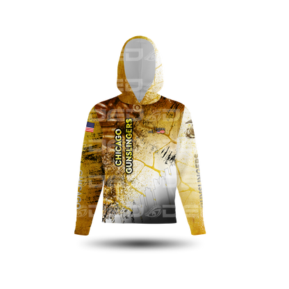 Chicago Gunslinger Gold/White Sun Shirt