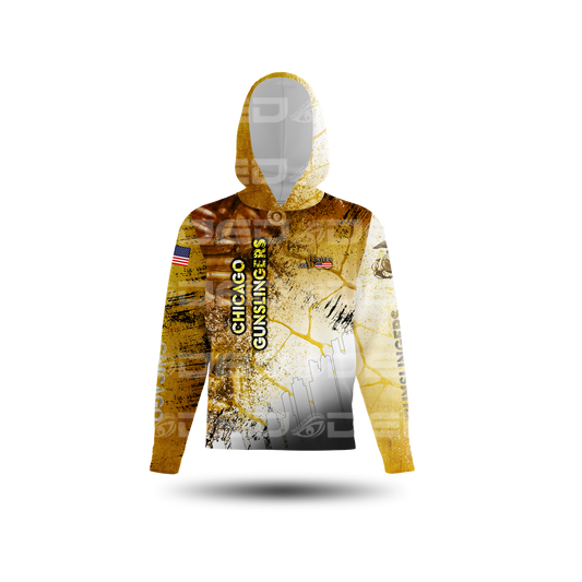 Chicago Gunslinger Gold/White Sun Shirt