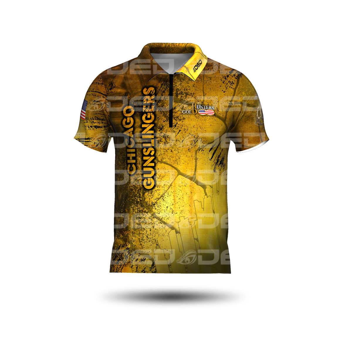 Chicago Gunslinger Gold/Black Classic Jersey