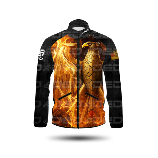 DED Eagle on Fire Windbreaker