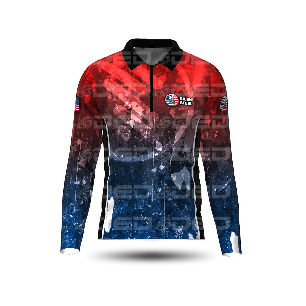 Silent Steel USA Red and Blue Classic Jersey