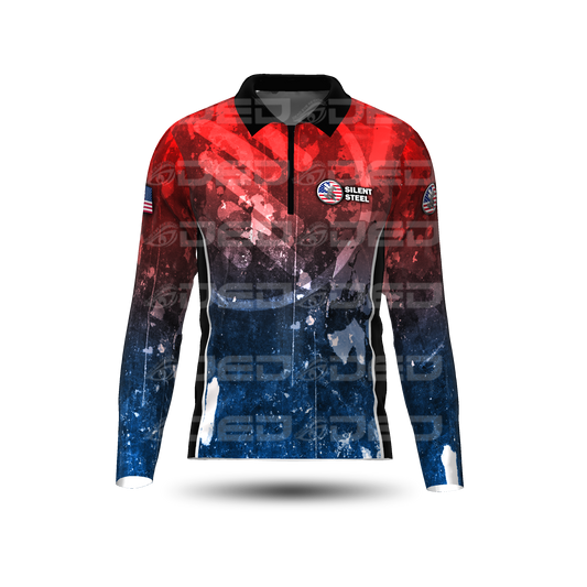 Silent Steel USA Red and Blue Classic Jersey