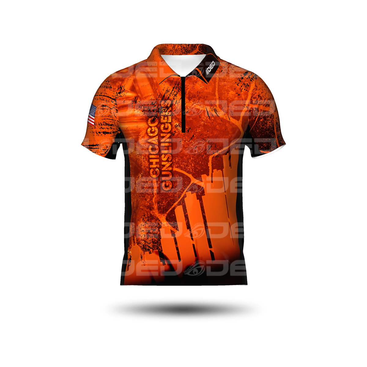 Chicago Gunslingers Orange Classic Jersey