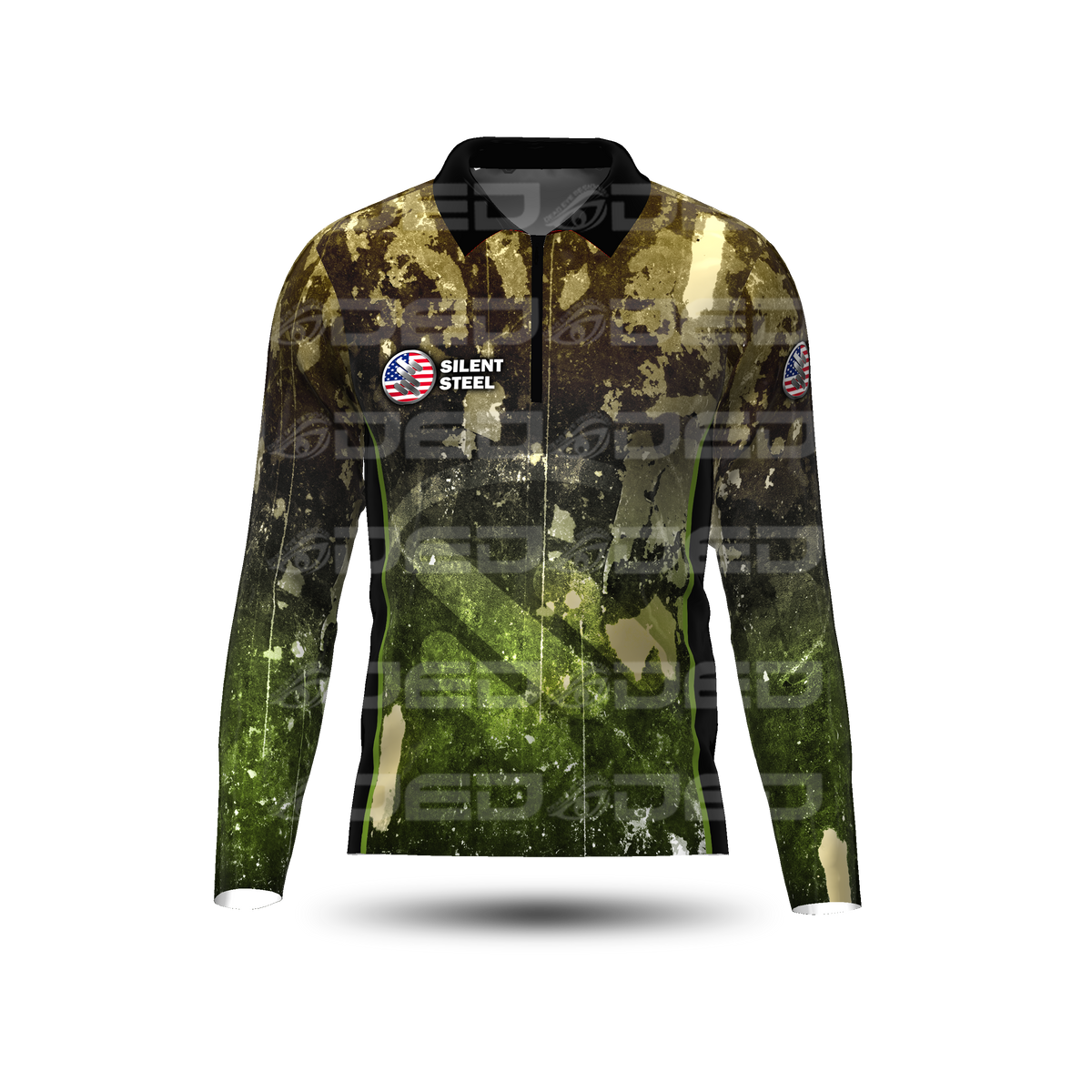 Silent Steel USA Olive Drab and Khaki Trim Classic Jersey