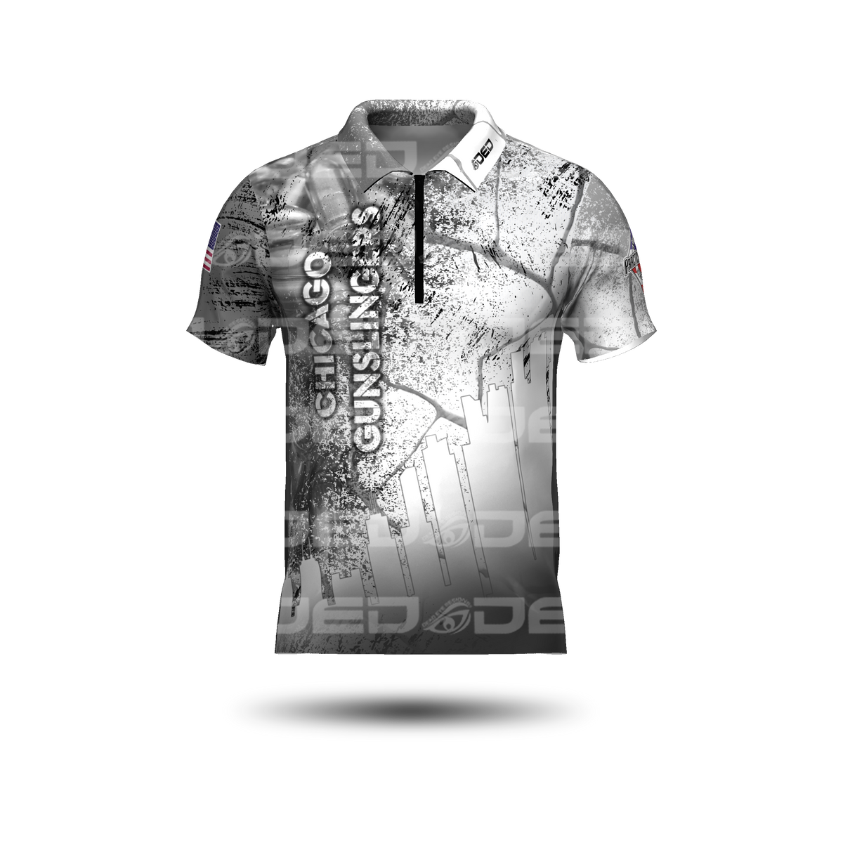 Chicago Gunslinger Grey Open Jersey