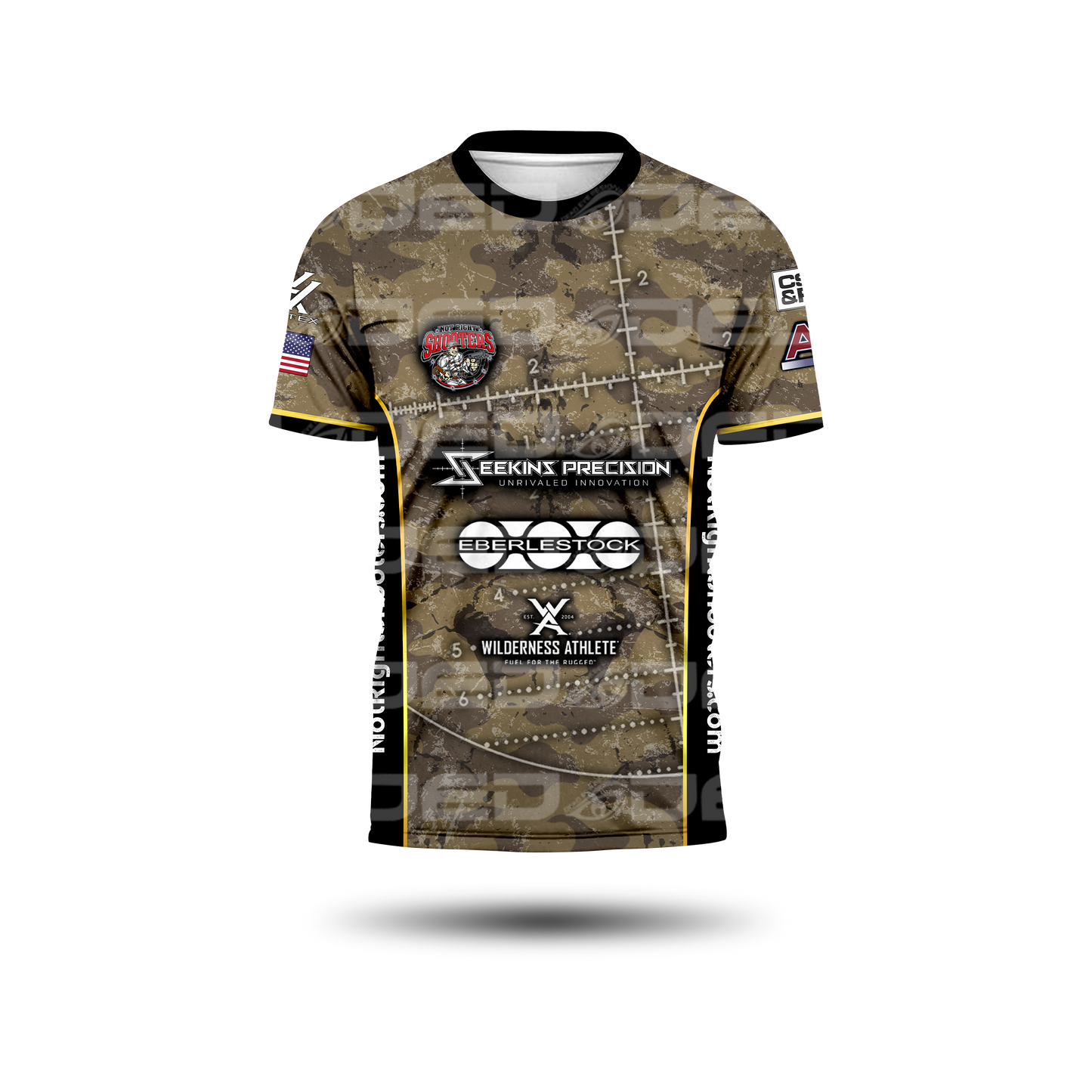 Not Right Shooters Collarless Open Jersey