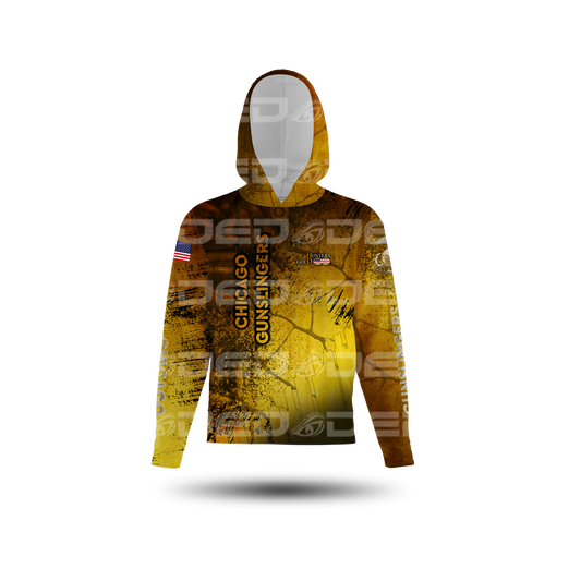 Chicago Gunslinger Gold/Black Sun Shirt