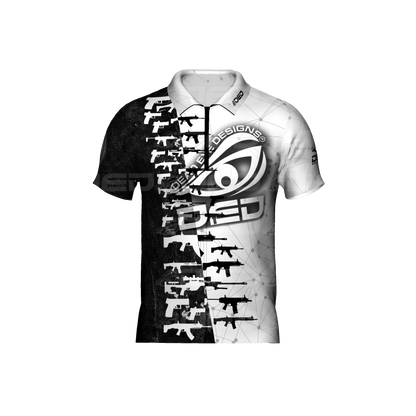 DED SHOT Show Black and White Jersey