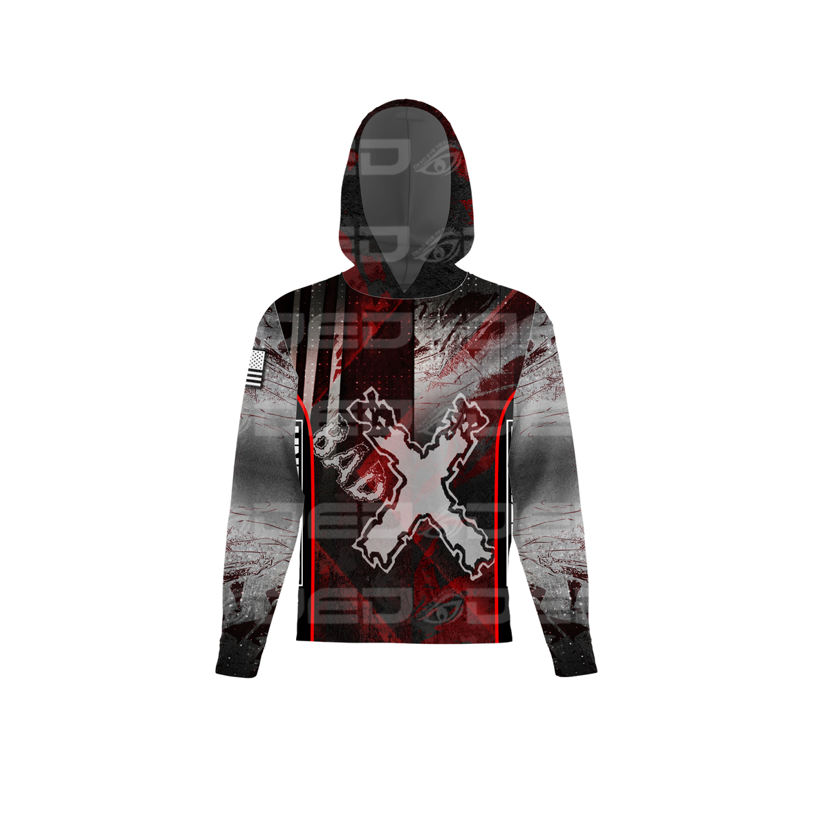 BadxMike Silver Hoodie