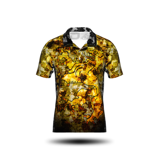 DED Lion Camo Gold Black Open Jersey