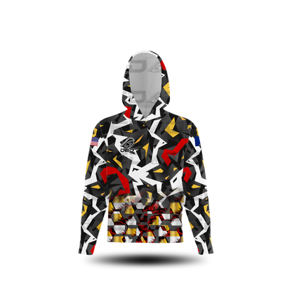 DED Red Gold Metrix Messy Sun Shirt