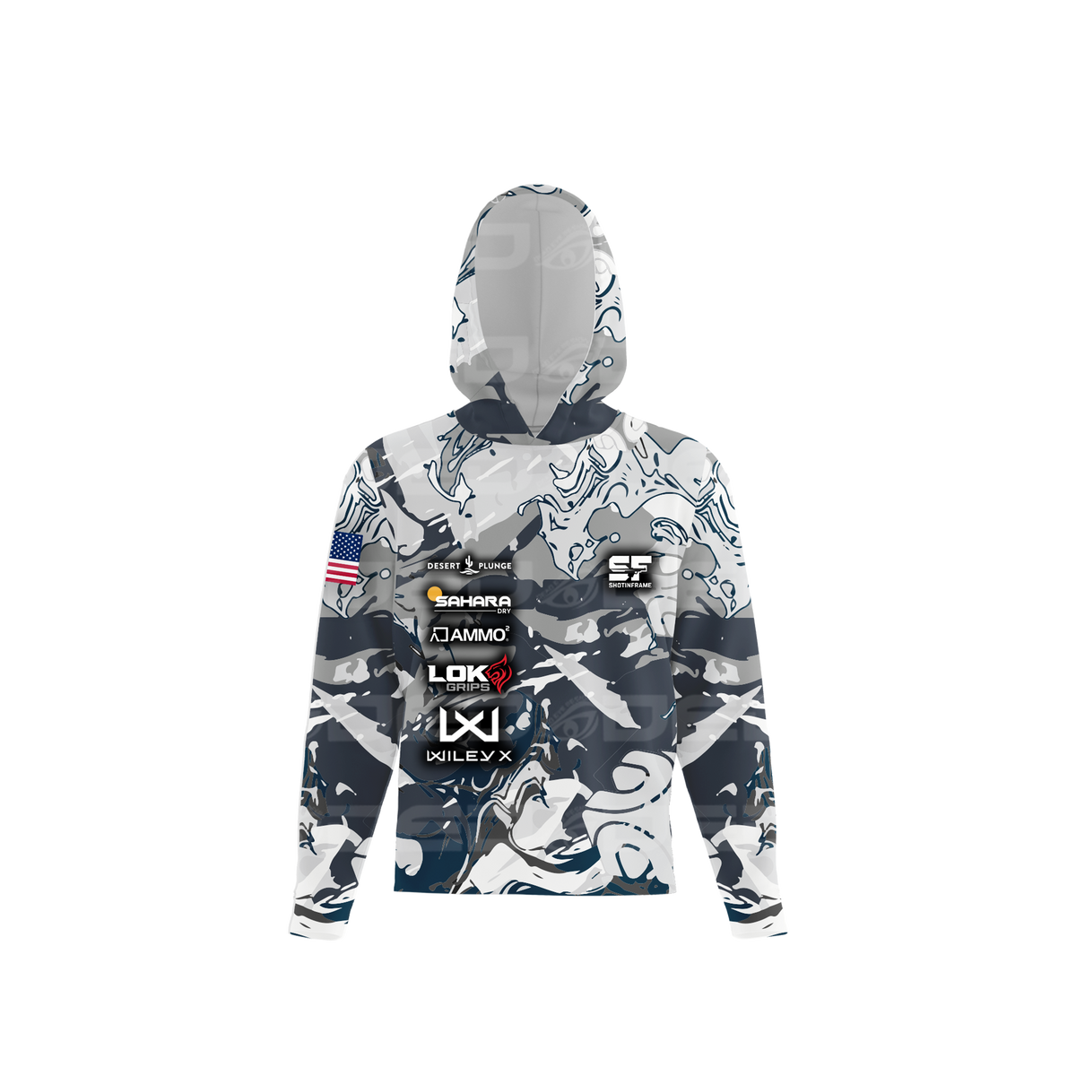 Scars and Stripes Coffee Sun Shirt V1