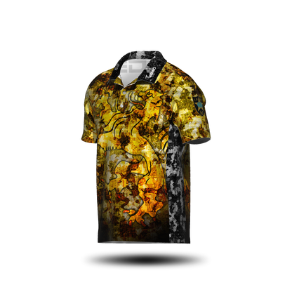 DED Lion Camo Gold Black Open Jersey