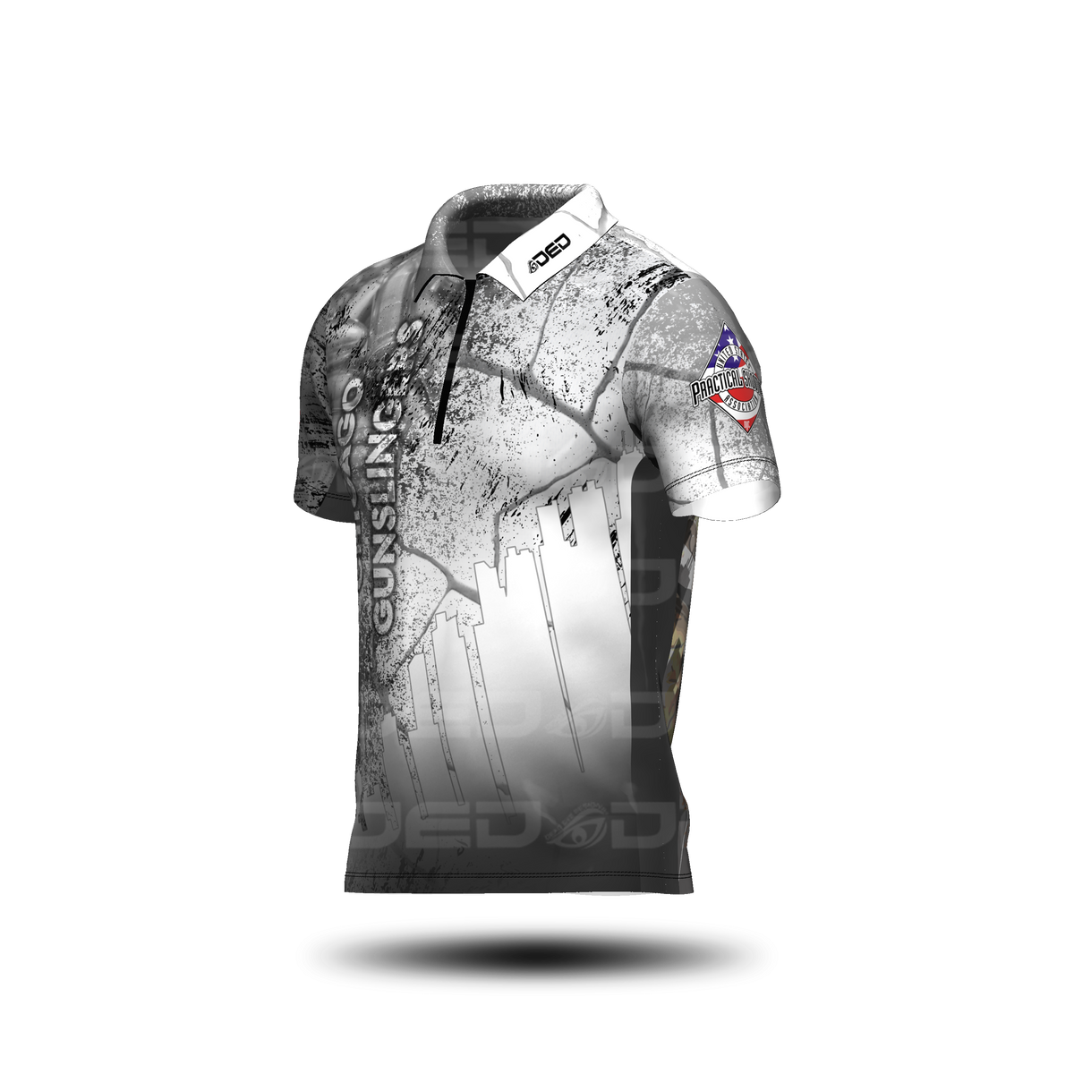 Chicago Gunslingers White Grey Classic Jersey