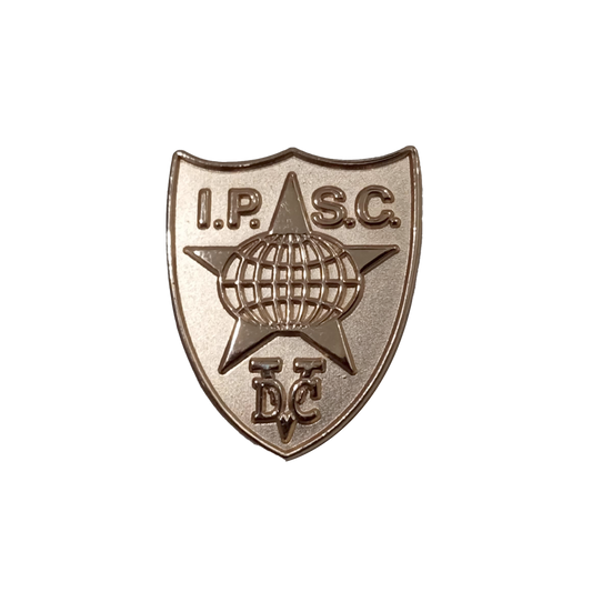 IPSC Lapel Pin Gold Classic Jersey