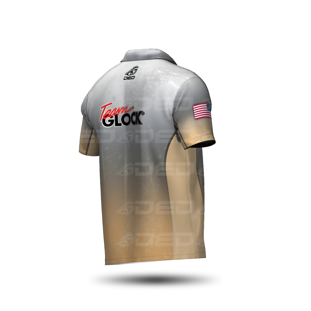 Glock Black White and Khaki Classic Jersey