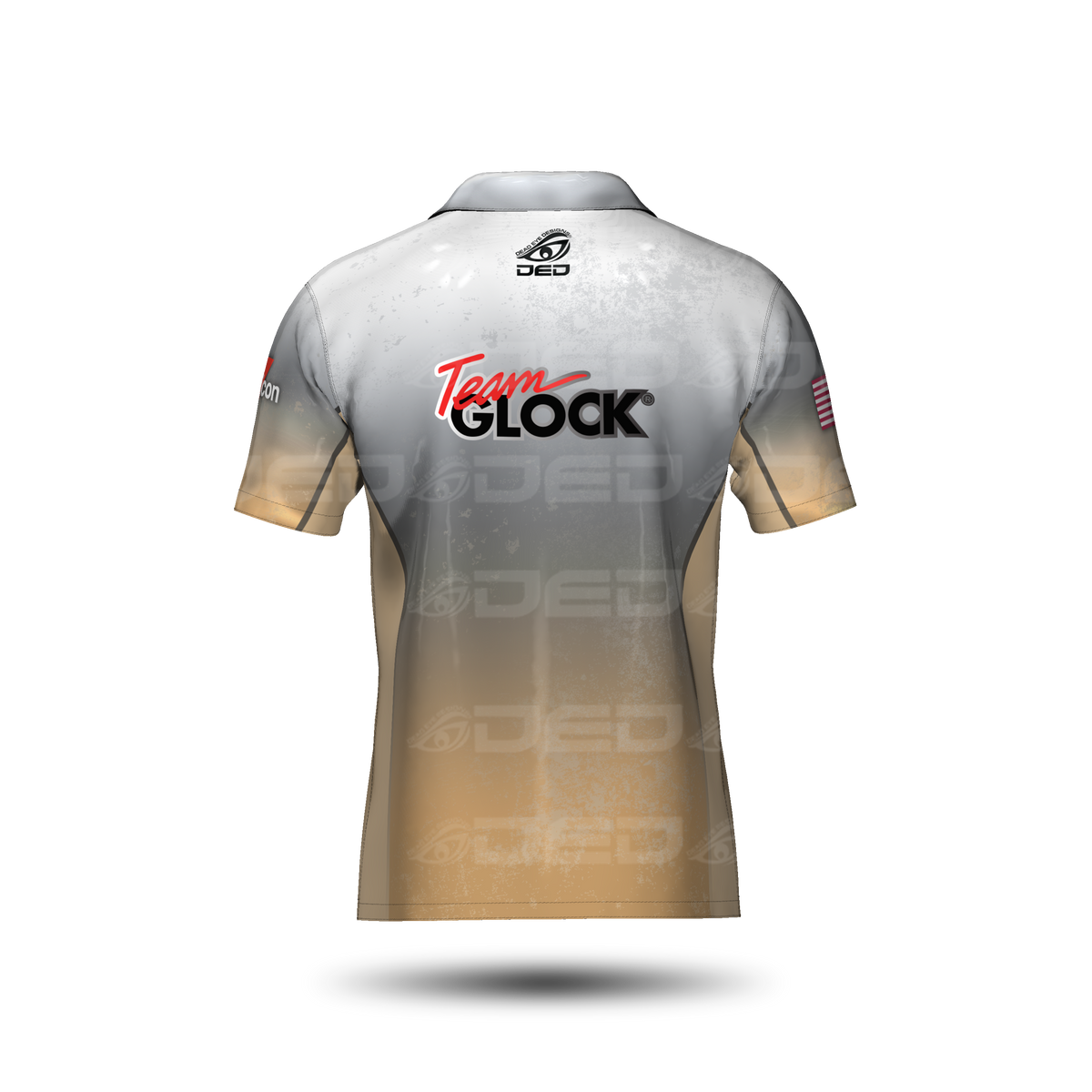 Glock Black White and Khaki Classic Jersey