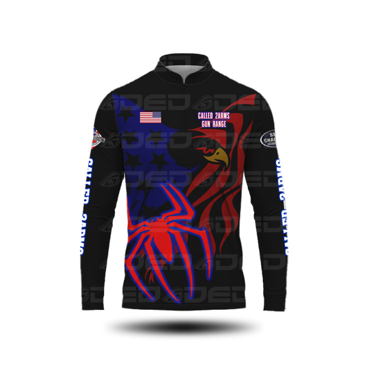 Called 2Arms Gun Range Black Classic Jersey Long Sleeve V1