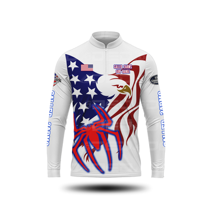 Called 2Arms Gun Range Spiderman White Classic Jersey Long Sleeve