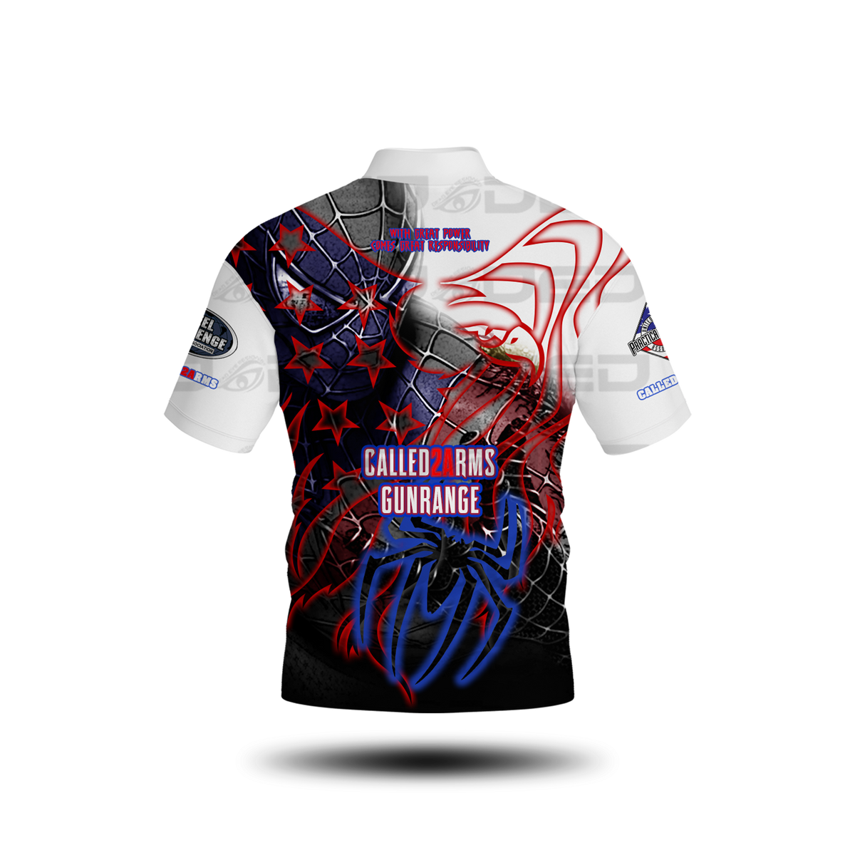 Called 2Arms Gun Range White Classic Jersey V2