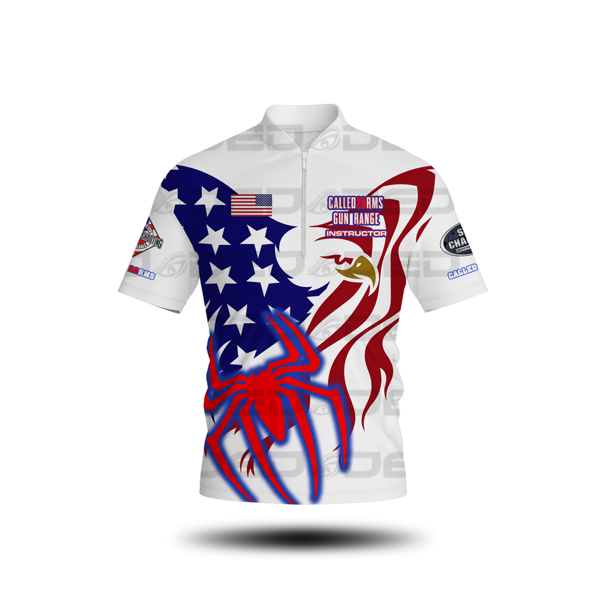 Called 2Arms Gun Range White Classic Jersey V2