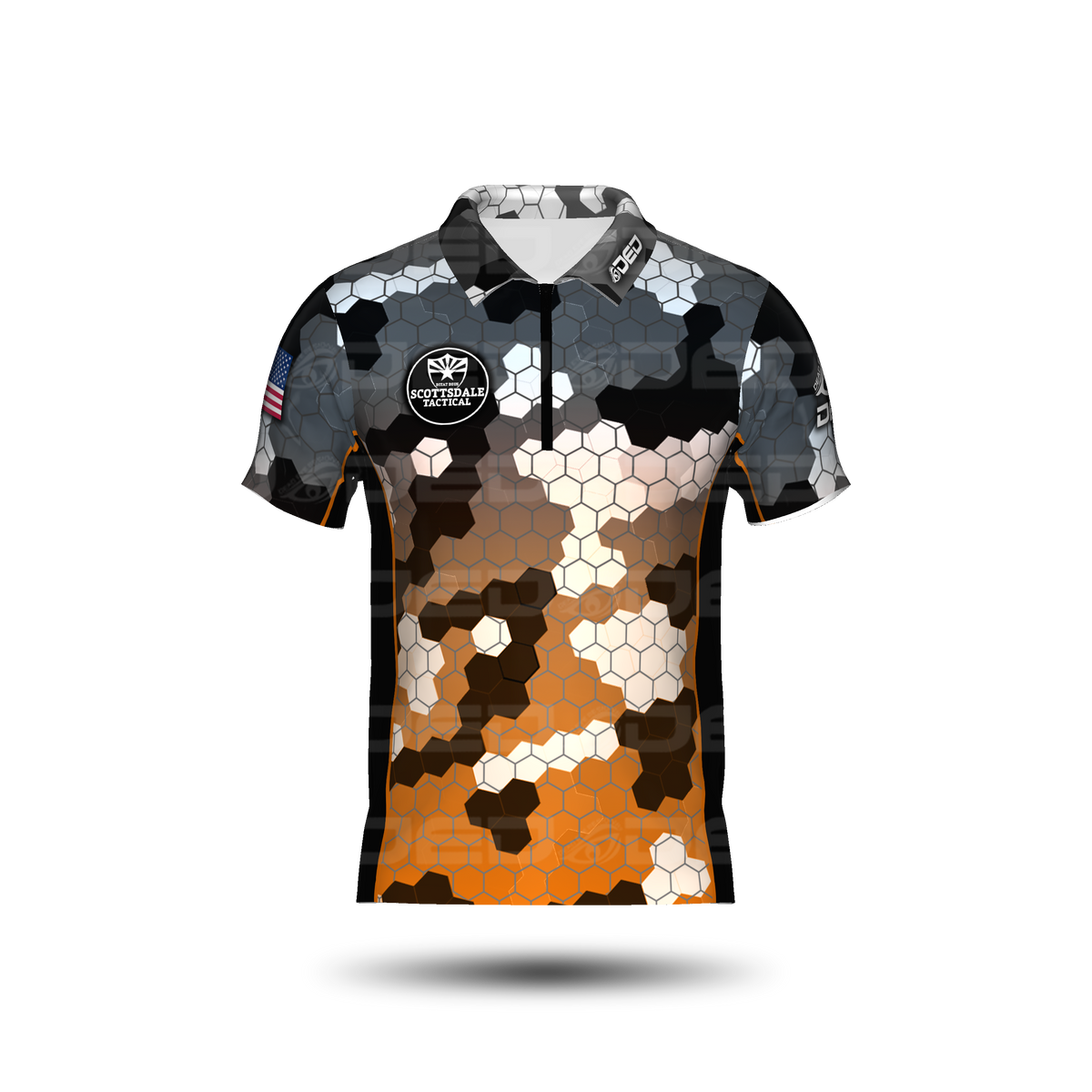Scottsdale Tactical Honey Comb Orange Classic Jersey V2