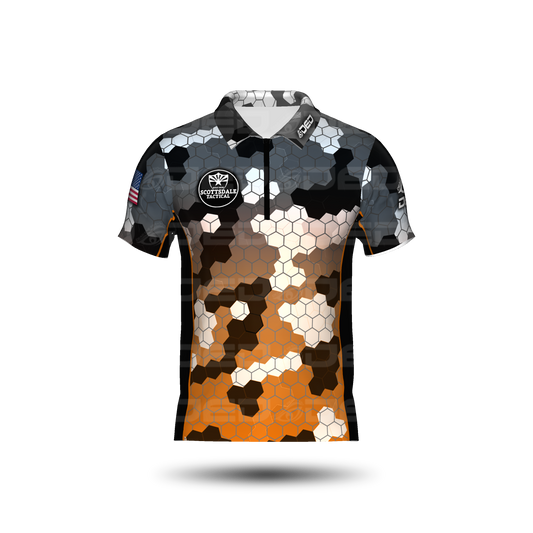 Scottsdale Tactical Honey Comb Orange Classic Jersey V2