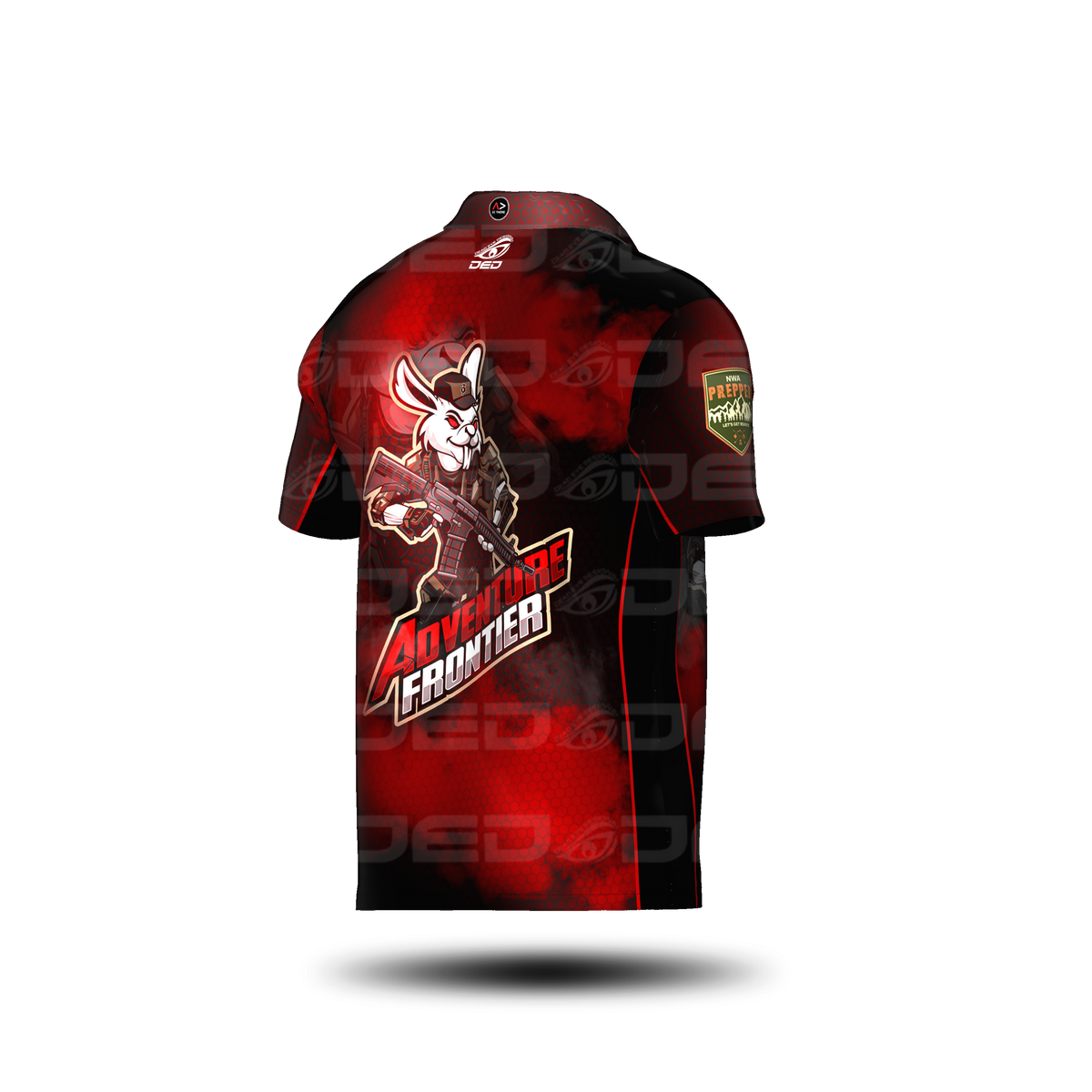 Adventure Frontier Red Open Jersey