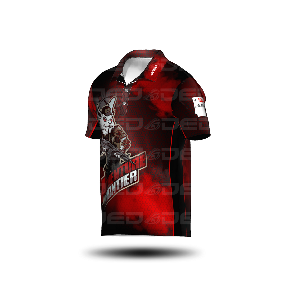 Adventure Frontier Red Open Jersey