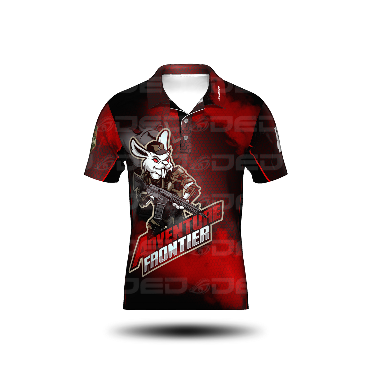 Adventure Frontier Red Open Jersey
