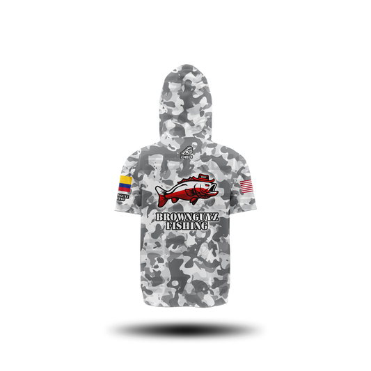 Brownguyz Fishing Camo Gray Classic Jersey V2