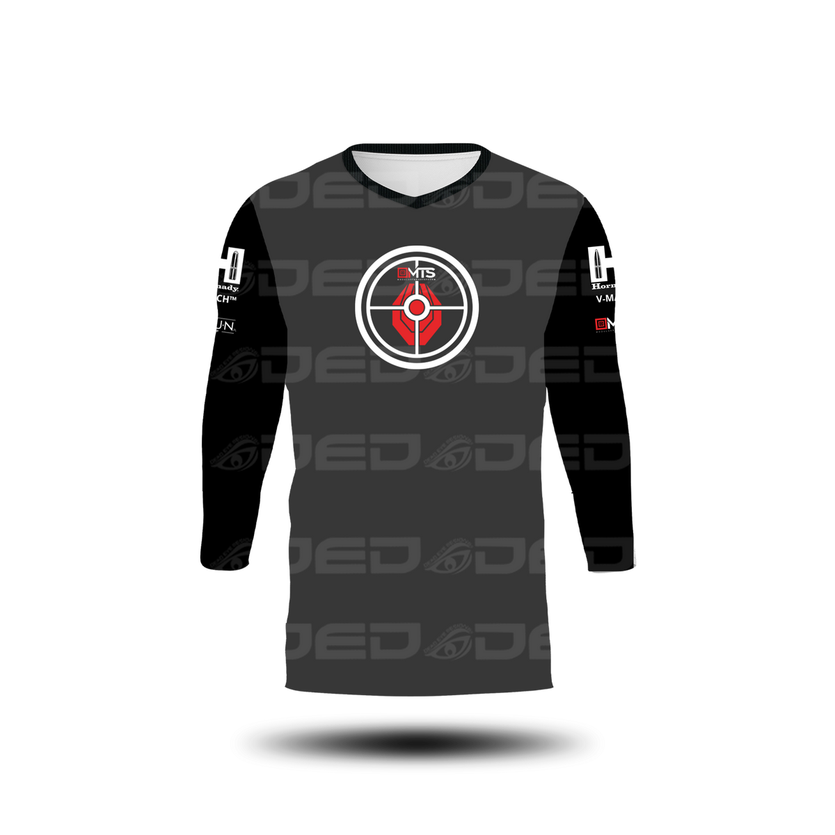 MTS V Neck Classic Jersey 3/4 Sleeve V1