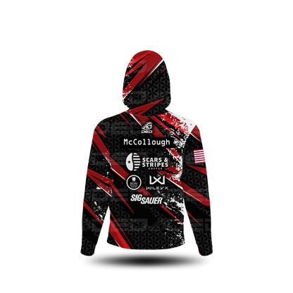 Scars & Stripes Coffee Red Hoodie