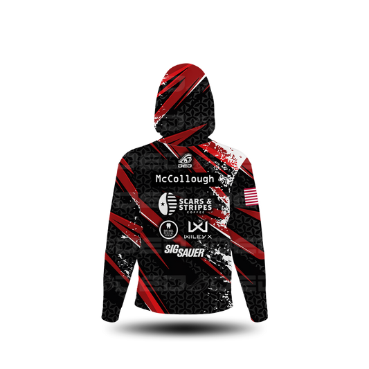 Scars & Stripes Coffee Red Hoodie