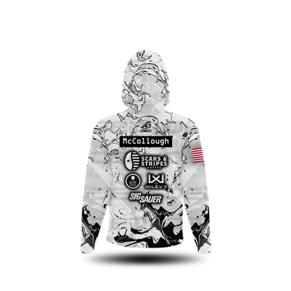Scars & Stripes Coffee White Hoodie