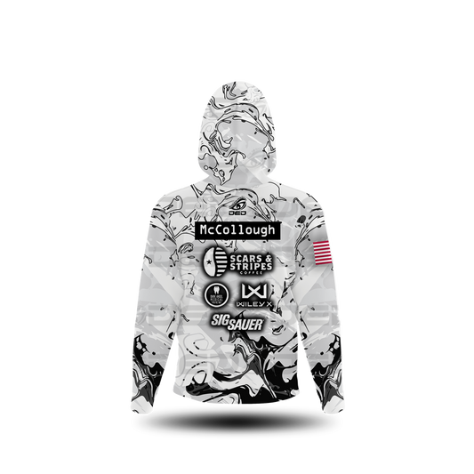 Scars & Stripes Coffee White Hoodie