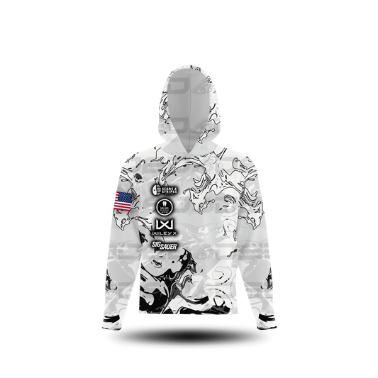 Scars & Stripes Coffee White Hoodie
