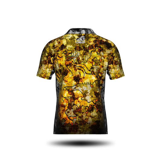DED Lion Camo Gold Black Open Jersey