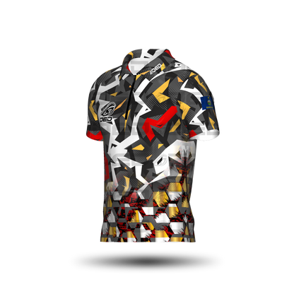 DED Red Gold Metrix Messy Classic Jersey