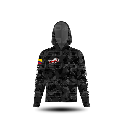 Brownguyz Fishing Camo Black Classic Jersey V1
