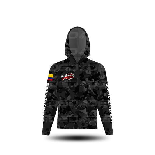 Brownguyz Fishing Camo Black Classic Jersey V1