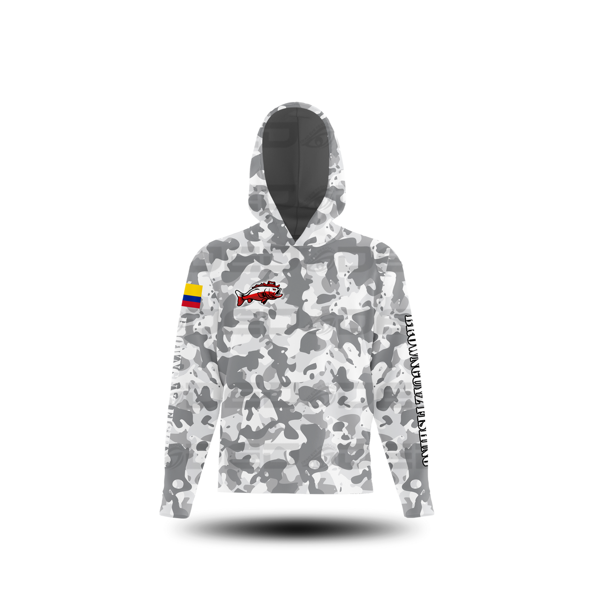 Brownguyz Fishing Camo Gray Classic Jersey V1