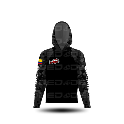 Brownguyz Fishing Plain Camo Black Classic Jersey