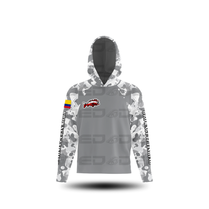 Brownguyz Fishing Plain Camo Gray Classic Jersey