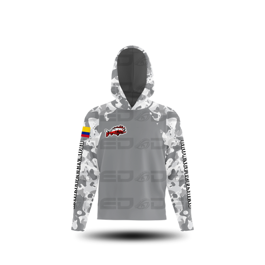Brownguyz Fishing Plain Camo Gray Classic Jersey