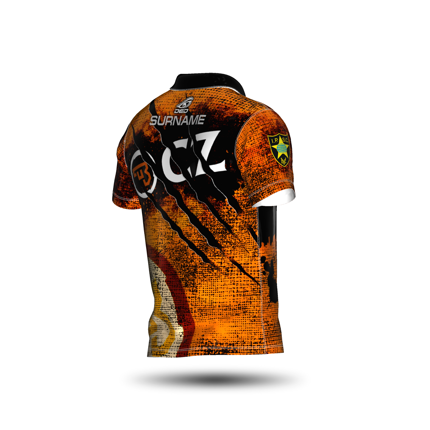 Eemann Tech CZ Shadow 2 Orange Claws Classic Jersey