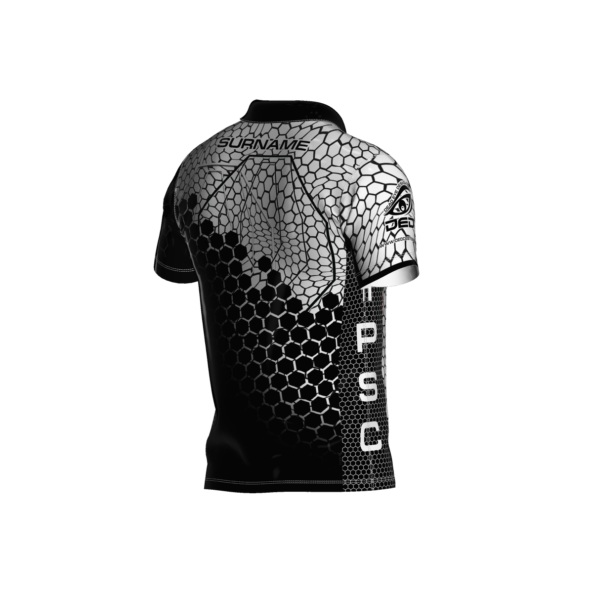 Eemann Tech Zeus Black and White Hex Open Jersey
